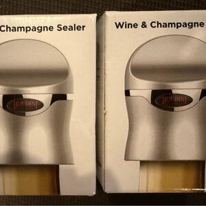 Silver Champagne & Wine Sealer